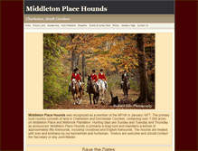 Tablet Screenshot of middletonplacehounds.com